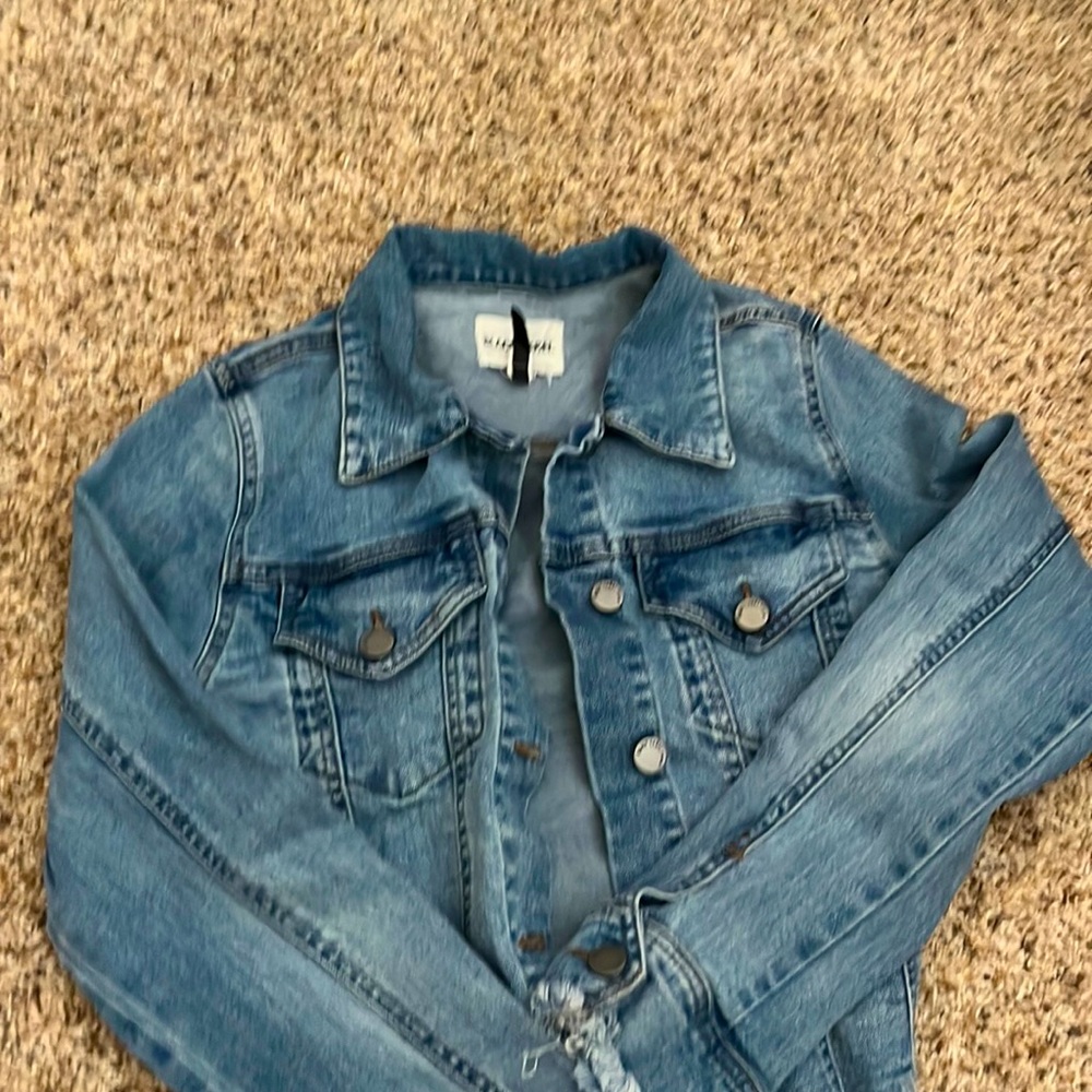 Teens Black Label cropped jean jacket